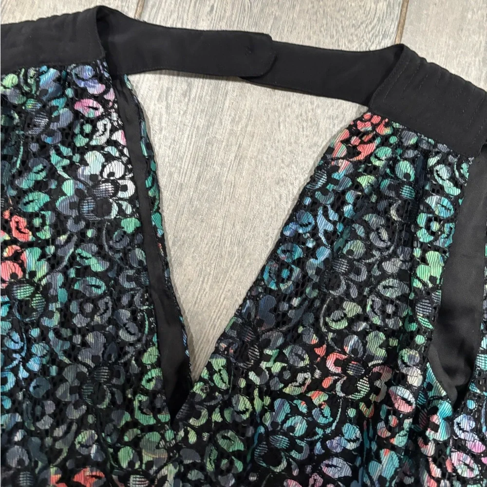 Parker Colorful Lace Romper Size XS - Picture 3 of 8